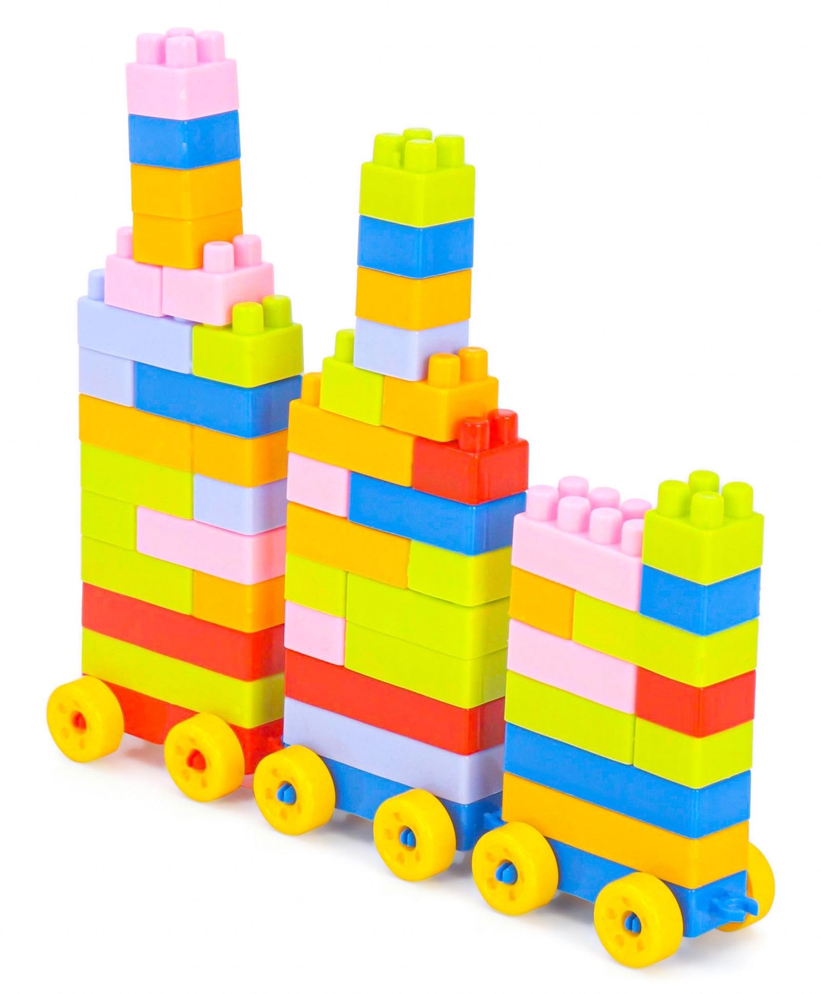 Toys Treasure We Deliver Smiles Junior Builder Play n Learn Building Blocks - 155 Pieces | Children Toy | Toys for Boys | Blocks for Kids | Building Blocks for Kids 3 Years - Image 2 thumbnail