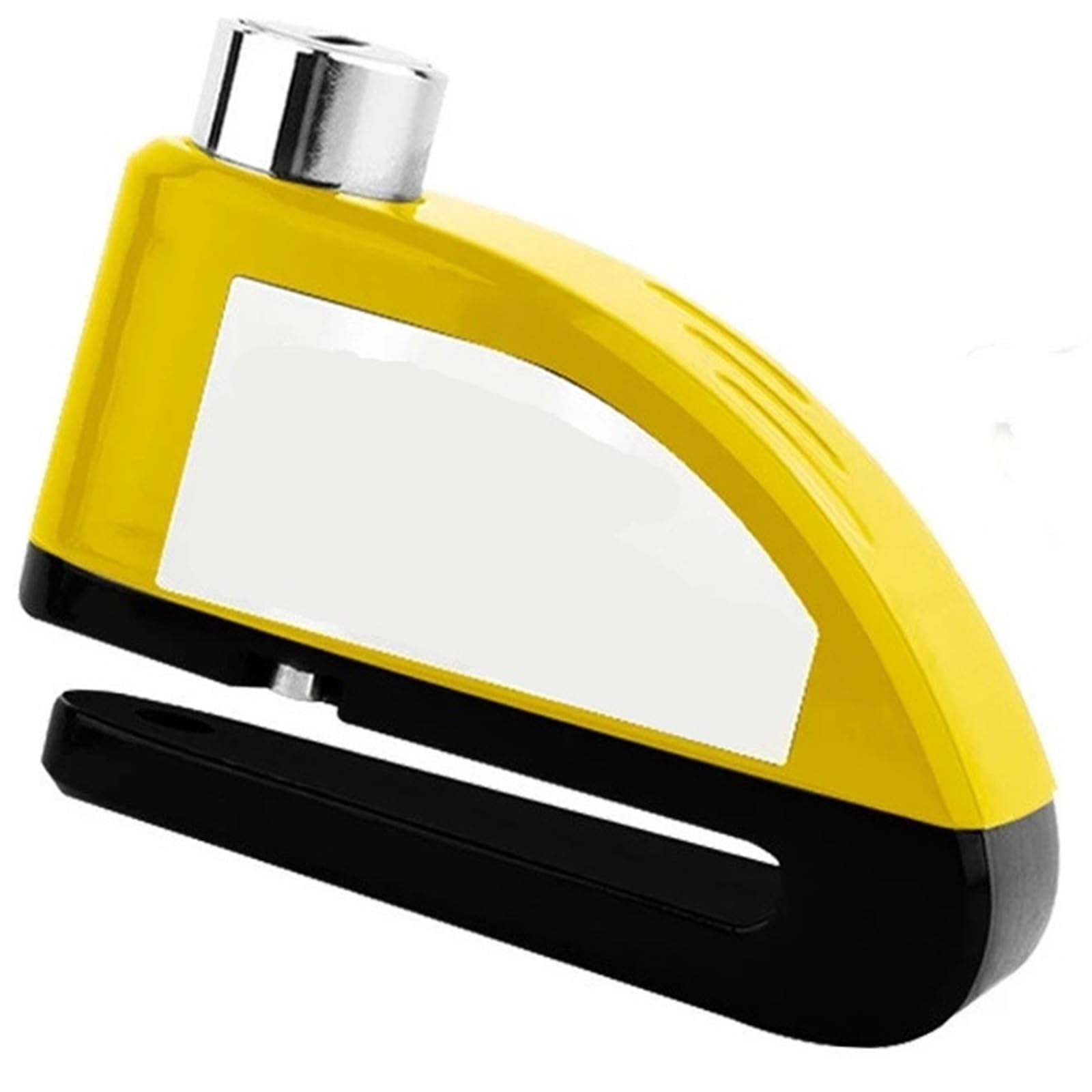 Fentty Yellow Motorcycle Handlebar Lock Motorcycle Disc Lock With 130Db Alarm, Alloy Anti-Theft Waterproof Brake Rotor Pad Chain Lock(Yellow)