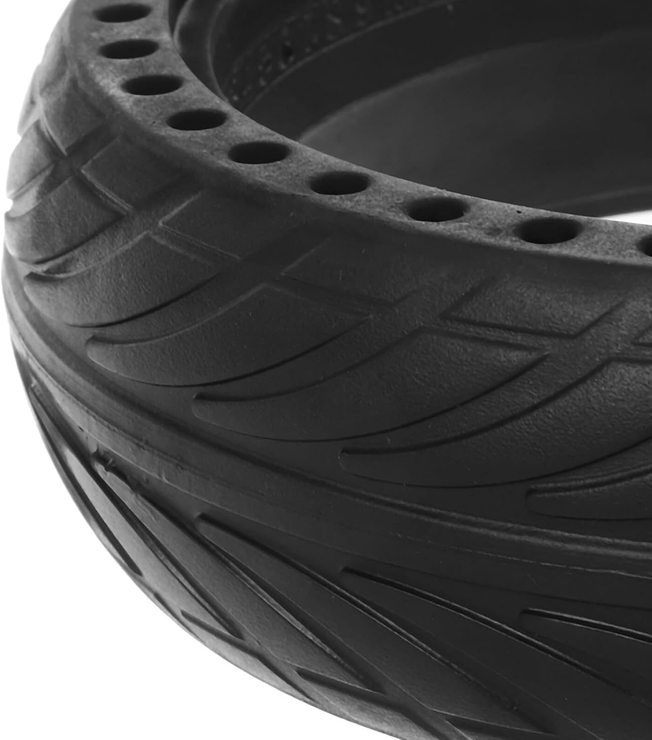 Honeycomb Replacement Wheel for Electric Scooter Tire with Shock Absorption Stable Performance Compatible with and Similar Models Easy Installation