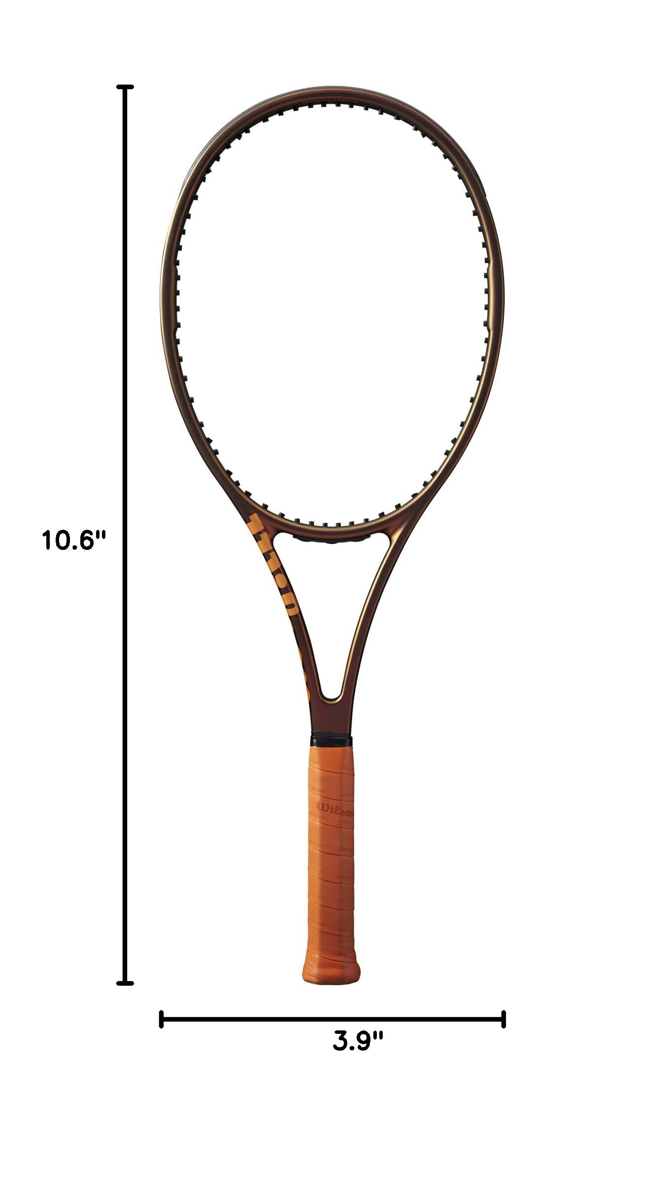Wilson Pro Staff 97 V14 Performance Tennis Rackets, Strung with Sensation 16 Natural at Mid Range Tension