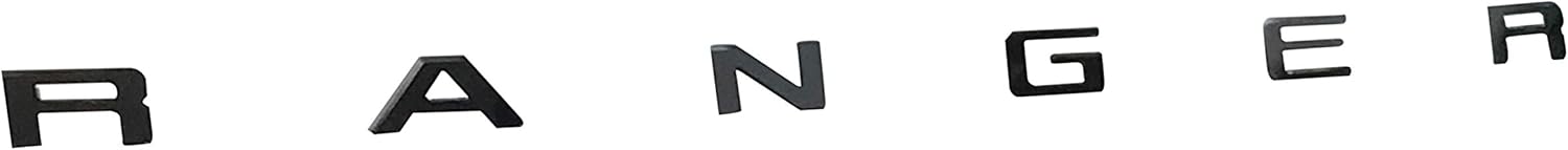 Eurosport Daytona- Compatible with 2019-2021 Ranger- Black Front Grill Letters Inserts