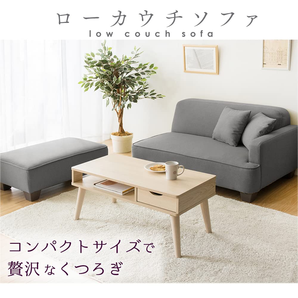 Amazon.co.jp: 【ソファ+テーブルセット】アイリスプラザ 2人掛け 