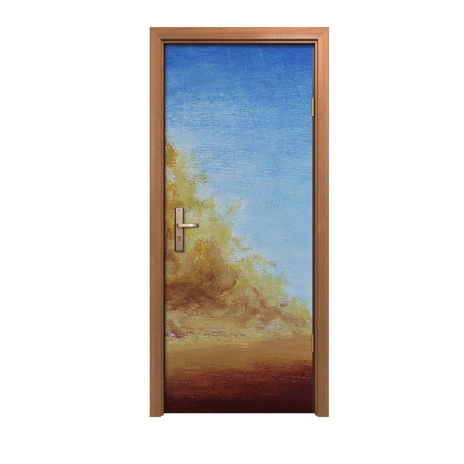 Autocollant de porte automne 80x200 cm facile à poser pour relooker votre intérieur
