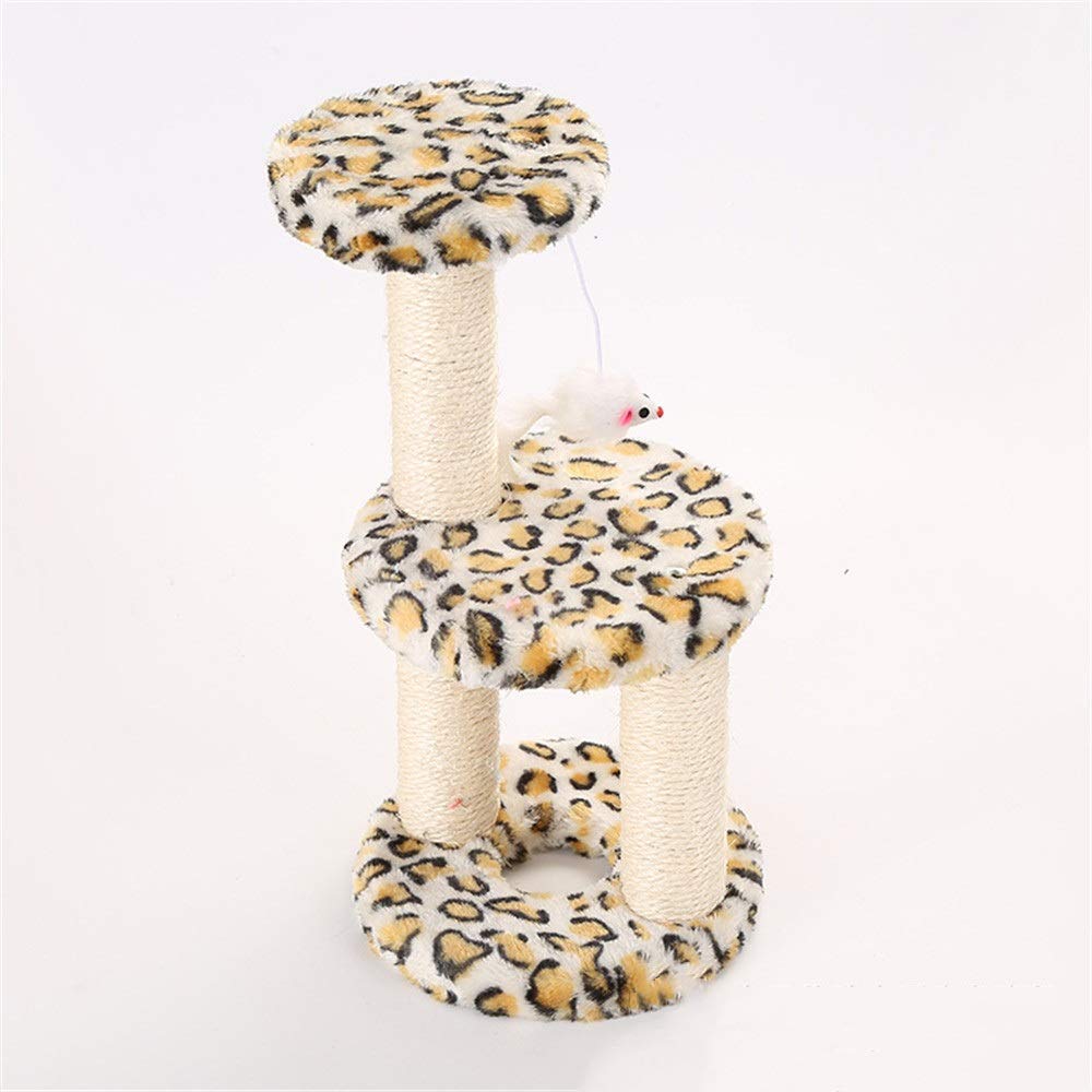 Apartamentos para Gatos, Árboles para Gatos, Juguetes para Gatos para Mascotas, Tres Pisos, Gatitos Yqueños Gatos para Mascotas Suben, Gatos de Cáñamo, Gatos Suben, Torres para Gatos/Color/20