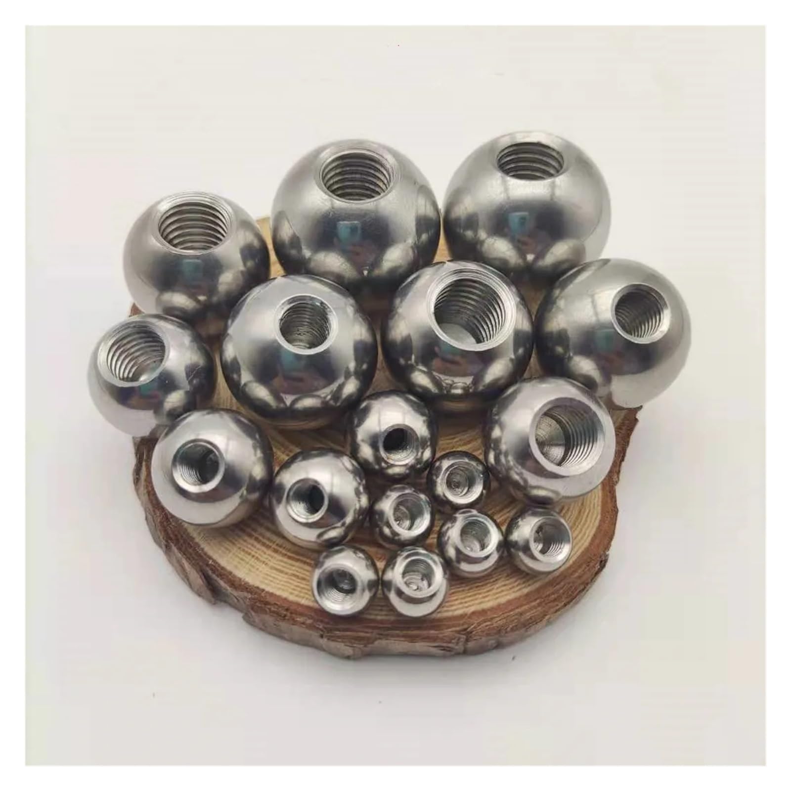 Billes de perçage en acier inoxydable Billes de perçage en acier inoxydable, filetage femelle, trou borgne, lisse, 1 pièce, M2 M3 M4 M5 M6 M8 M10 M12(M14,45mm)