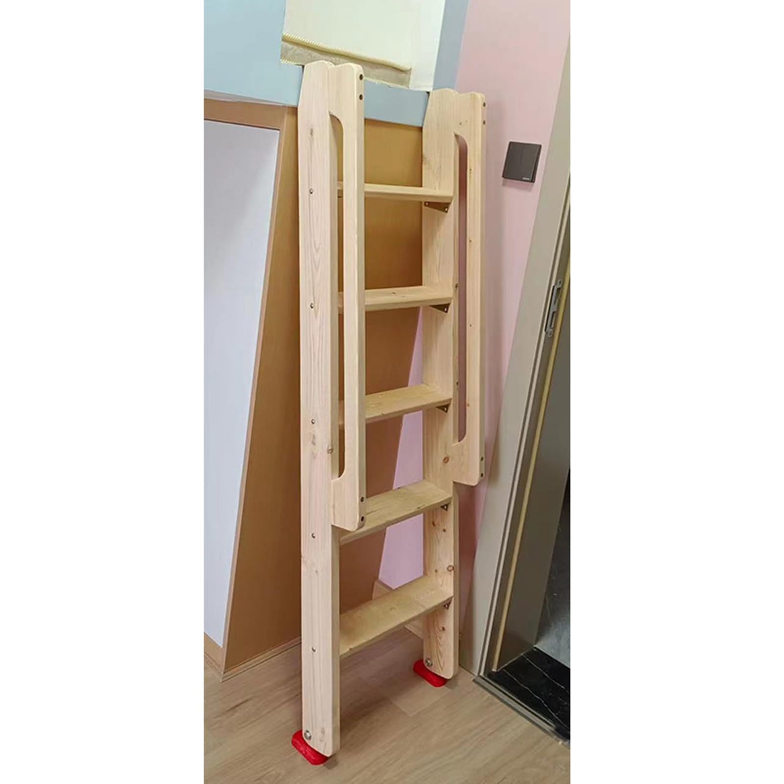 Échelle de lit superposé en bois pour camping-car et caravane