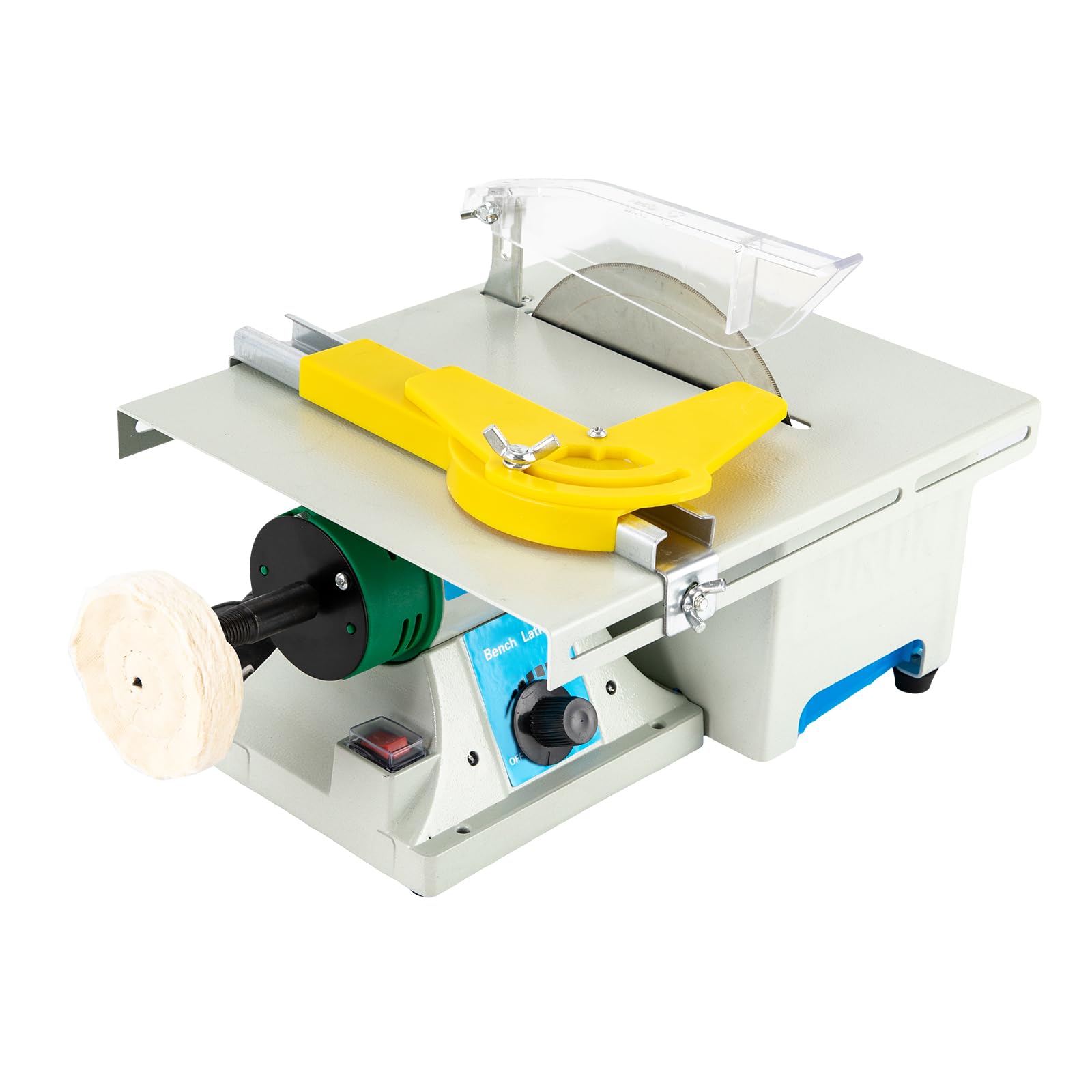 750W Pulidora para Joyas y Piedras Preciosas - Pulidora de mesa 5 en 1 y lijadora | Pulidora eléctrica (800-10.000 RPM) para pulir, cortar y moler