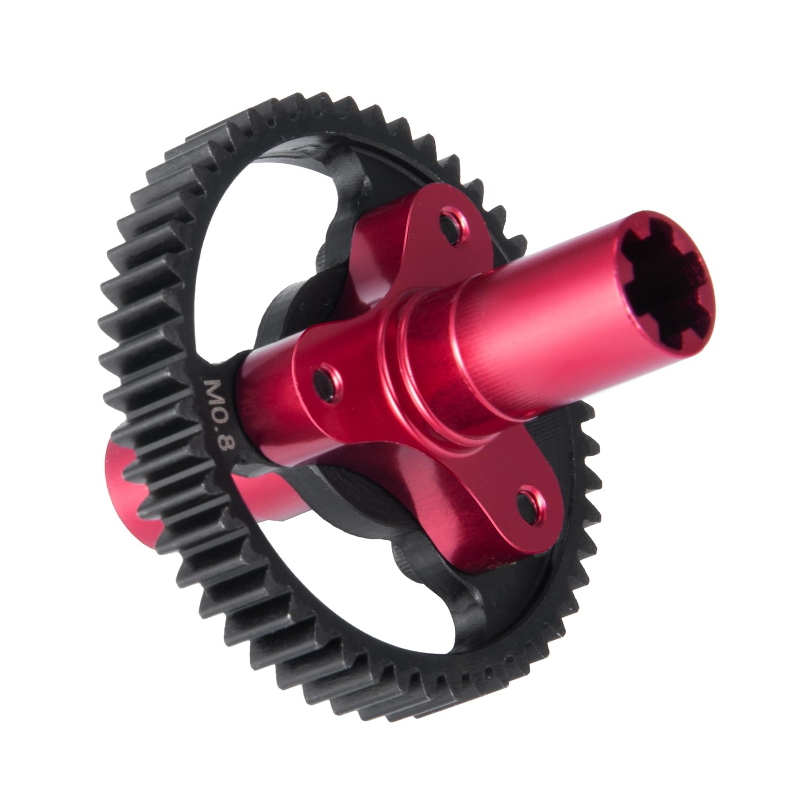 BRKRC 50T 54T 55T 56T Slipper Clutch 0.8 Pitch Gear Upgrades Part for 1/10 Arrma Granite Senton Vorteks Big Rock 3S/Kraton Outcast 4S 1/8 Typhon 3S (54T)