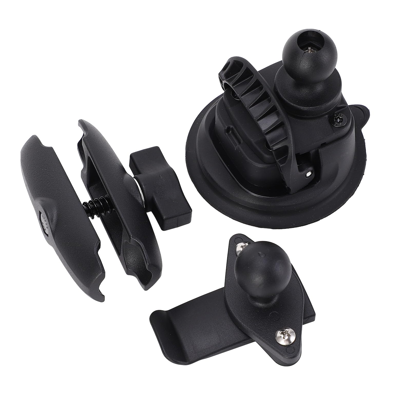 Soporte de Ventosa para Parabrisas de Coche con GPS y Bola giratoria de 1 Pulgada, Ajustable, para navegación GPS en el salpicadero del Coche.