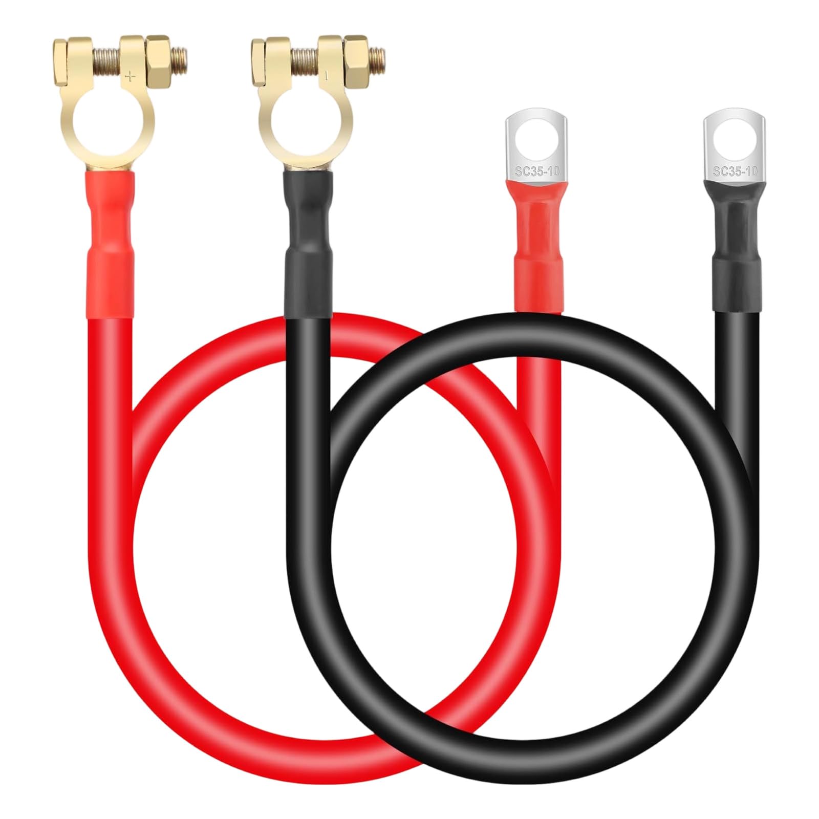 Câble onduleur de batterie 2AWG 50,8 cm pour panneau solaire