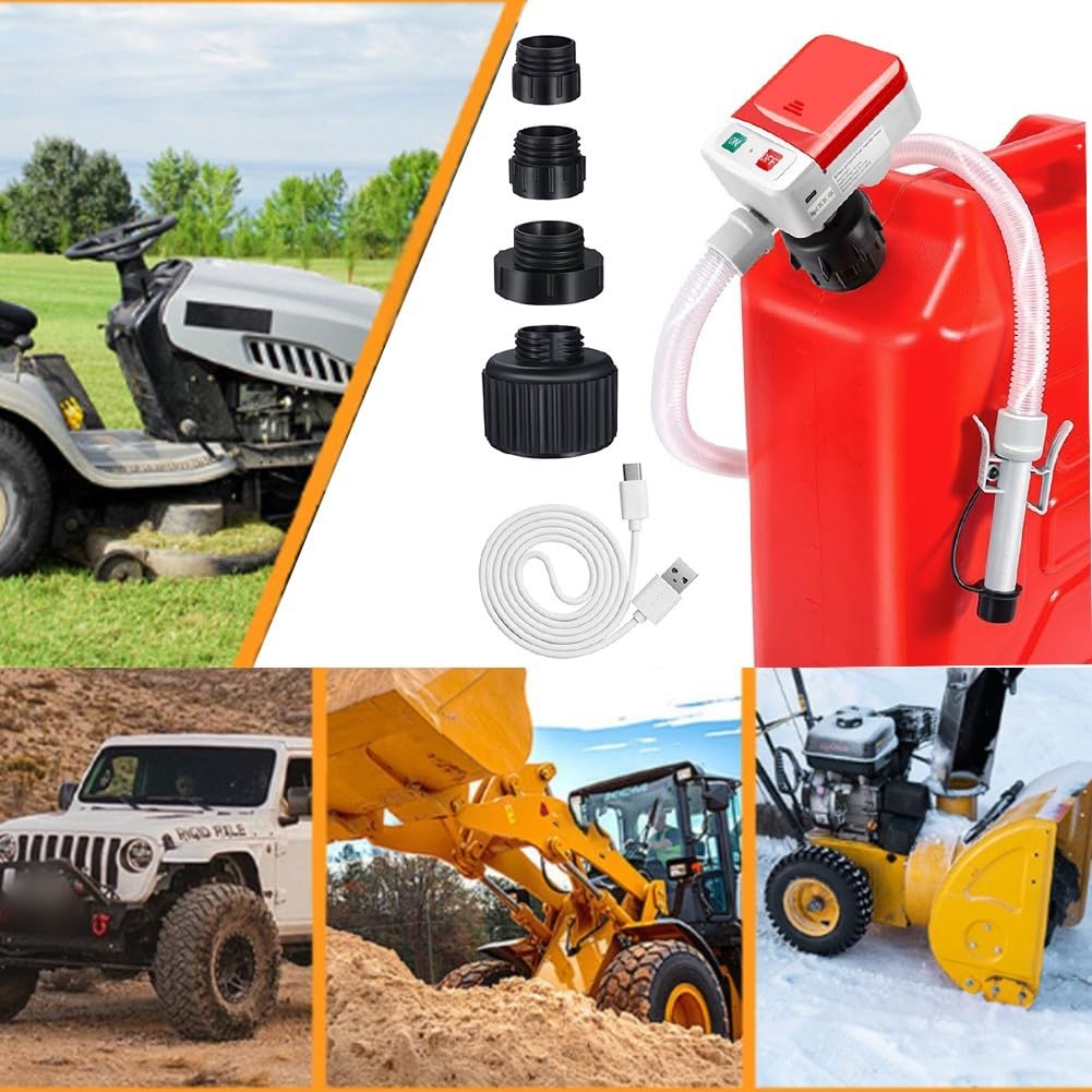 Pompa Carburante 12L/min Arresto Auto Pompa Carburante 12L/min | Arresto , sensore sicurezza, previene fuoriuscite, 12L/min flusso, ideale diesel