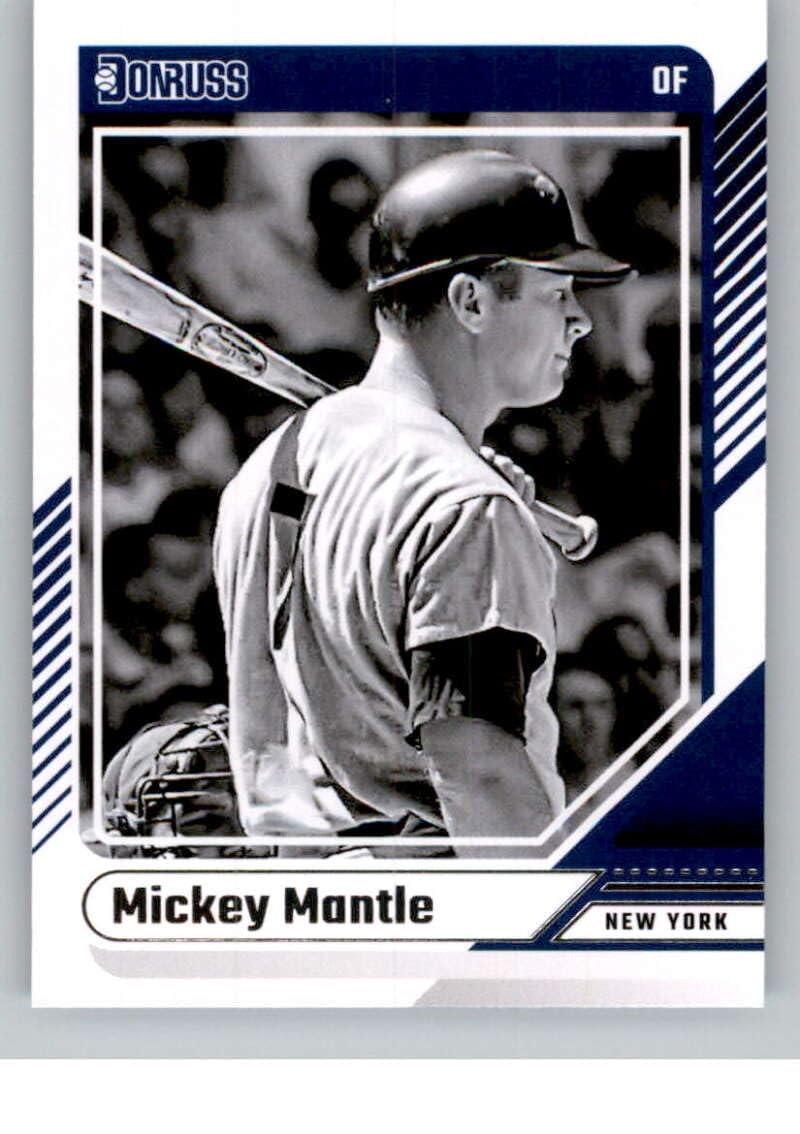 Amazon.com: 2024 Donruss Baseball #7 Mickey Mantle New York