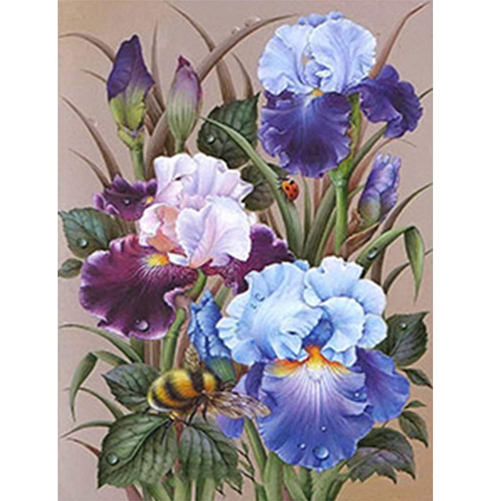 DIY 5D diamant peinture fleurs grande taille 70x140cm tableau mosaïque strass complet adulte