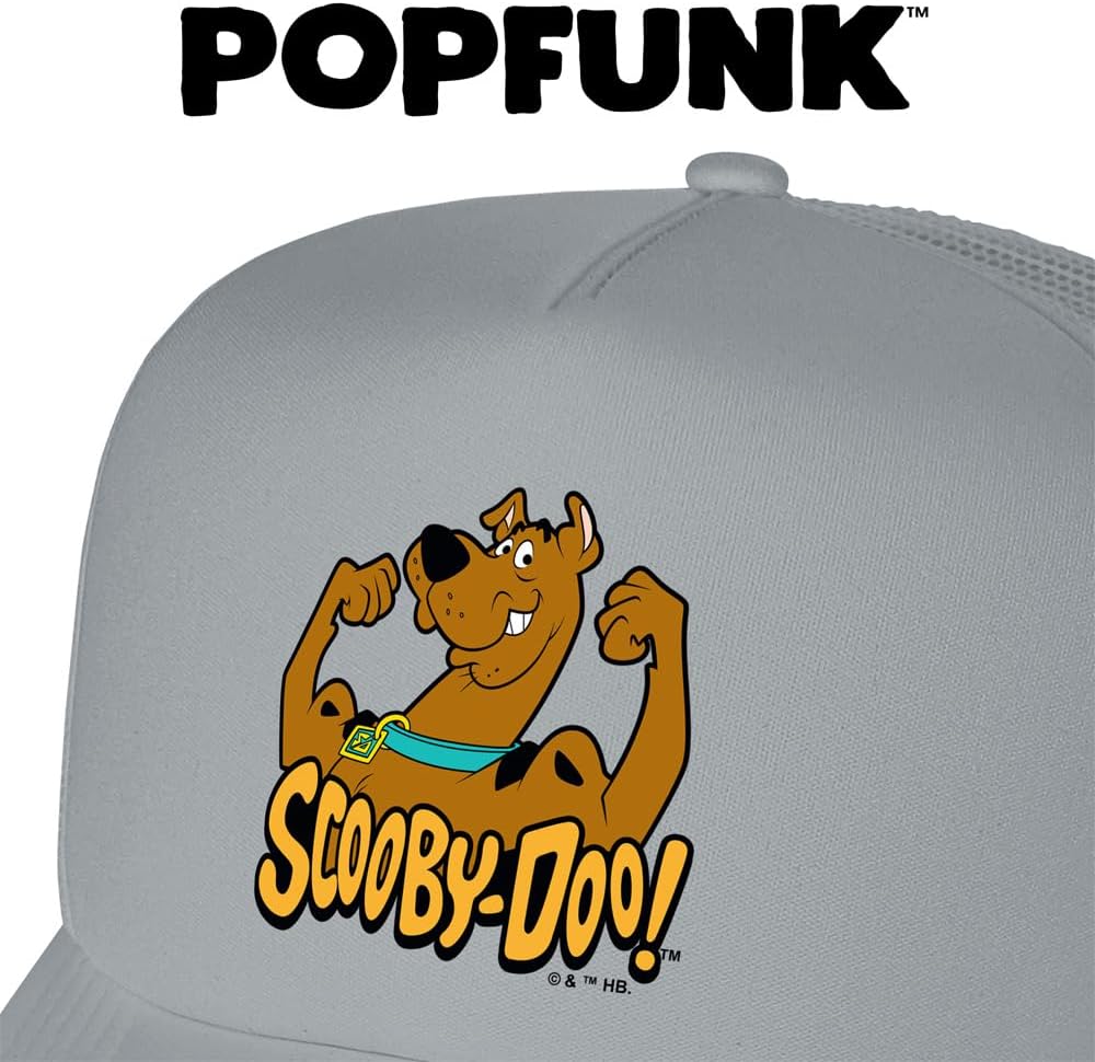 Popfunk Official Scooby Doo! Foam Snapback Trucker Hat - Unisex for Men and Women