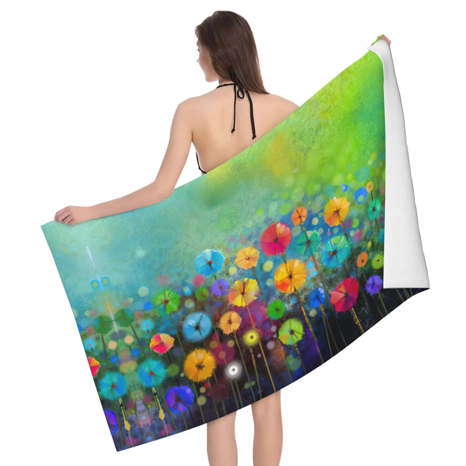 Serviette de bain microfibre ultra absorbante