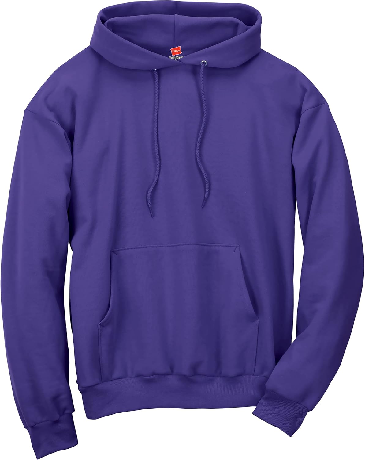 Hanes EcoSmart Hoodie, Midweight Fleece, Pullover Hooded Sweatshirt for Men Small Purple
