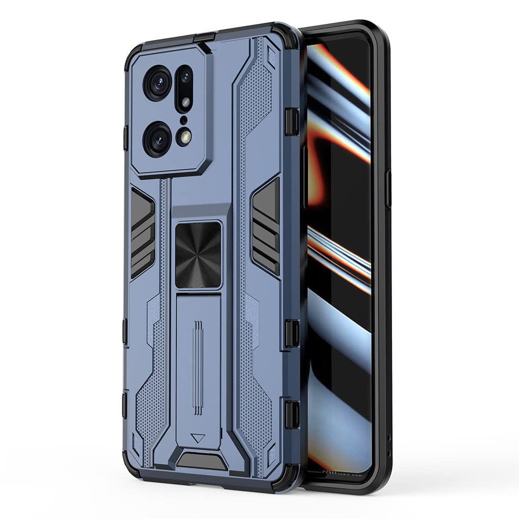 SEAHAI Cover Per Oppo Find X5 PRO, [Militare Anti-Caduta] Cornice