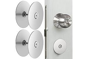 2 Set Door Hole Cover Plate - Ultimate Safety and Style Enhancement for Entry Doors