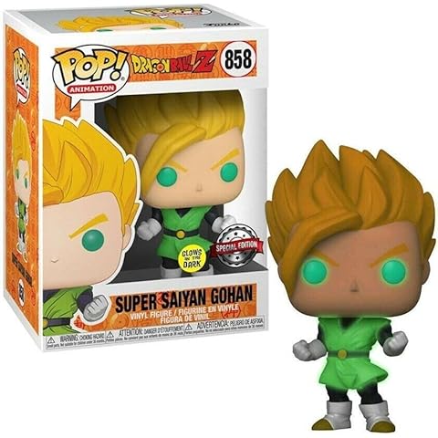 Funko Pop Dragon Ball Z Figur Super Saiyajin Gohan Glow in The Dark Pop Nr.858 Vinyl 12,8cm 36711 Cover