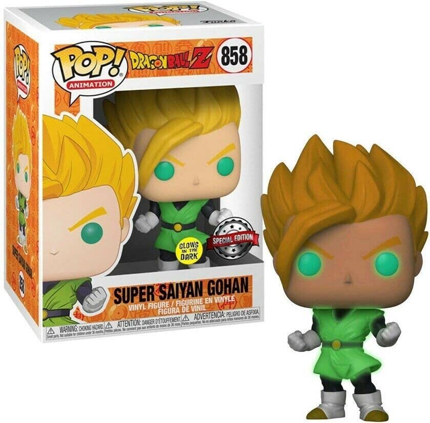 Funko Pop 858 Super Saiyan Gohan Special Edition Dragon Ball, Multicolor