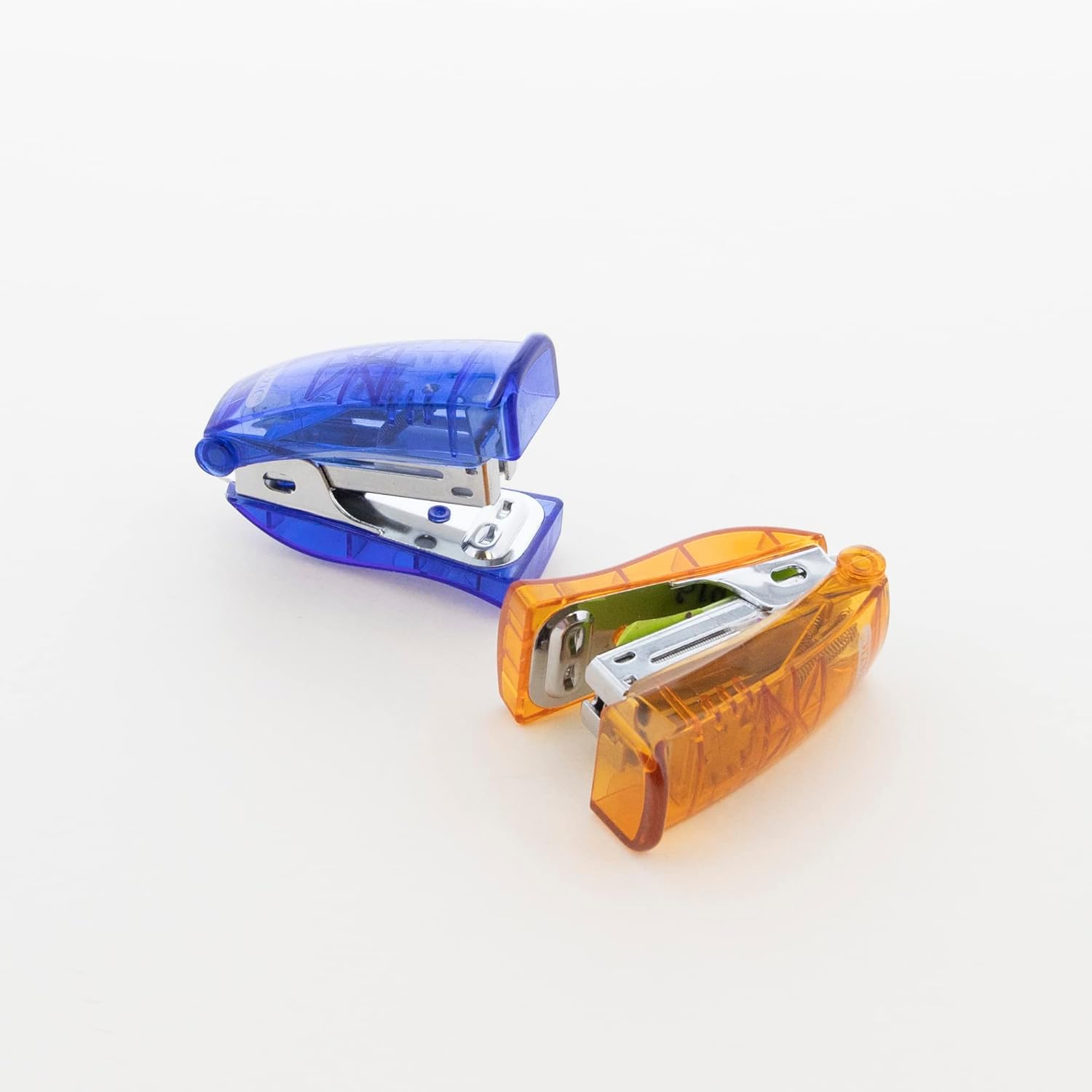 BAZIC Products Mini Stand-Up Stapler w/500 Staples, Standard (26/6) Built-in Staple Remover, 12 Sheets, Portable Small Staplers for Home Office School, 24-Pack