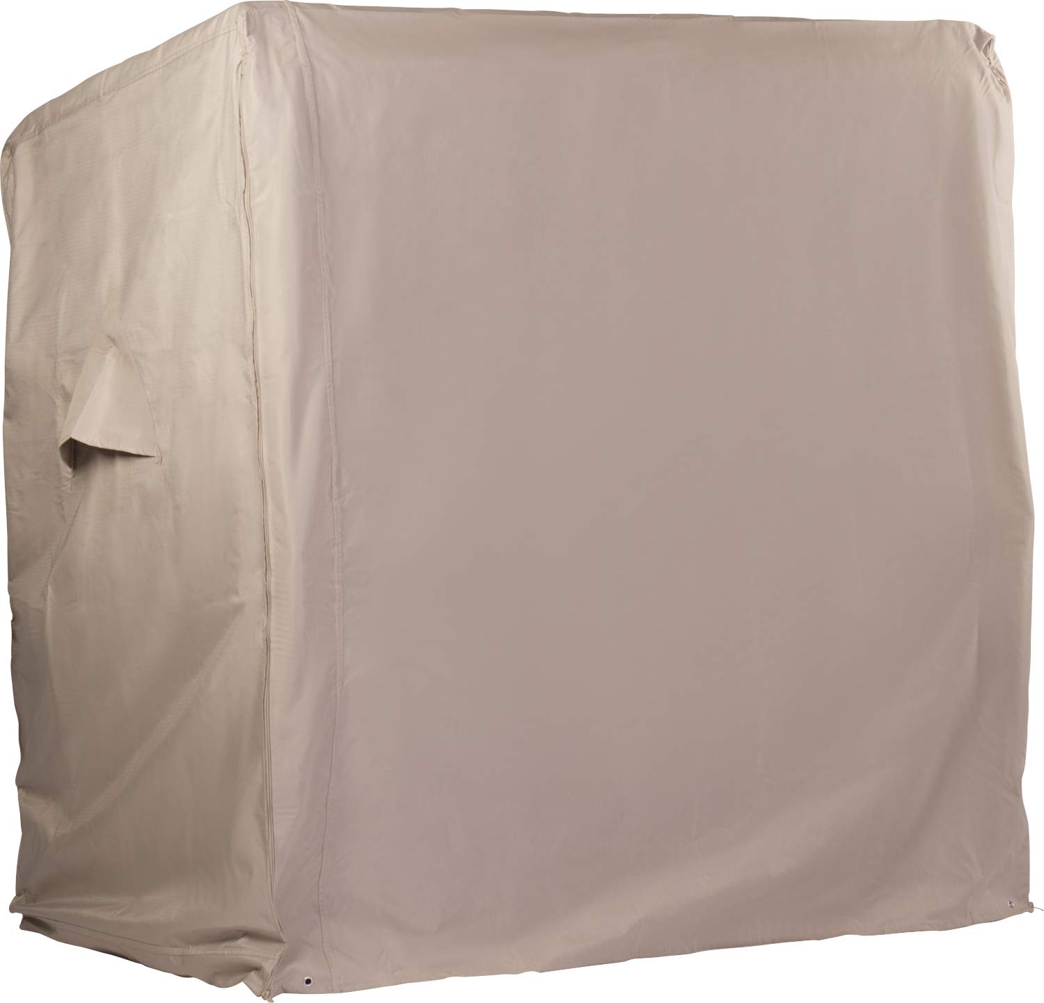 Strandkorb Schutzhülle | Größe XL - 155cm | Wetterfeste Strandkorbhülle Oxford 600D in beige| wasserdichte Abdeckhaube mit UV-Schutz