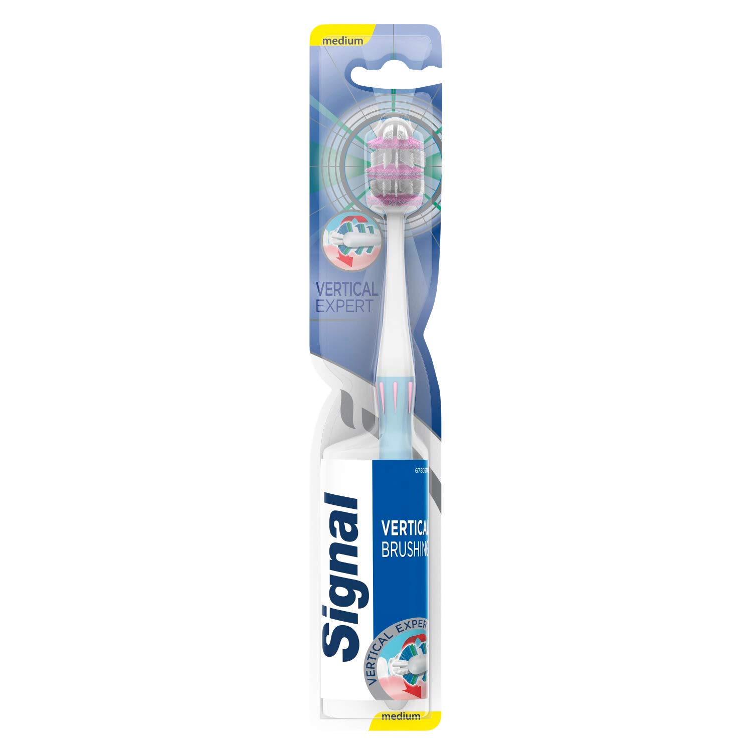 Signal Toothbrush Vertical Expert, Medium - Assortment Colors