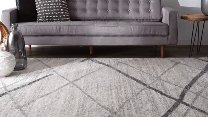 Amazon.com: Nuloom Thigpen Grey/Off-White, 5' x 8', Soft and Cozy