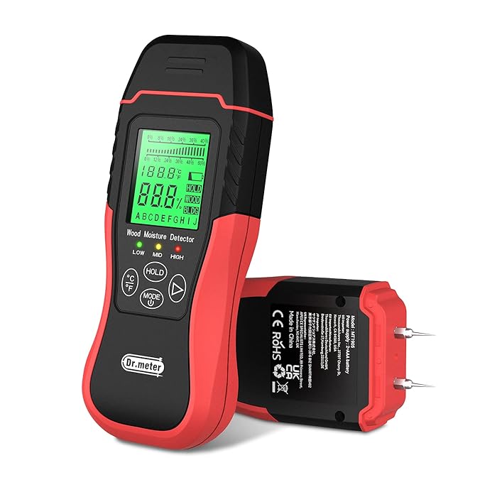 Buy Moisture Meters,Dr.meter Damp Meter MT1905 Digital Moisture
