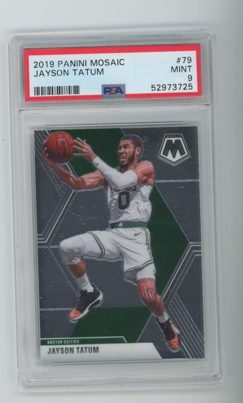 2019 Jayson Tatum Panini MOSAIC #79 PSA 9 MINT Boston Celtics NBA Graded Card