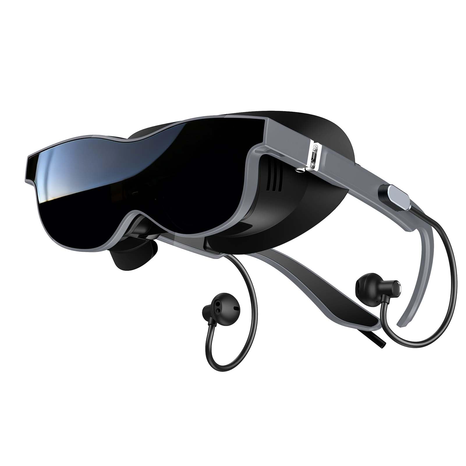 Zunate Regulowane Okulary Wideo 3D z Szerokim Polem Widzenia, regulacją Dioptrii, funkcją Plug-and-Play, do Rozrywki Multimedialnej