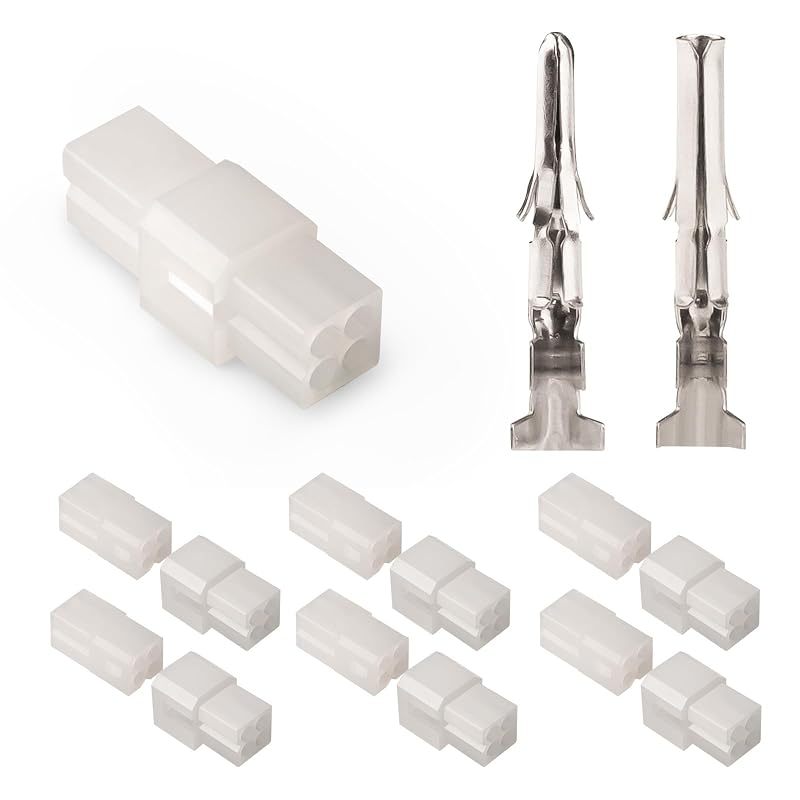Kit de conectores Molex JRready ST6408 4 pinos 18–24AWG 3,68 mm – 6 pares