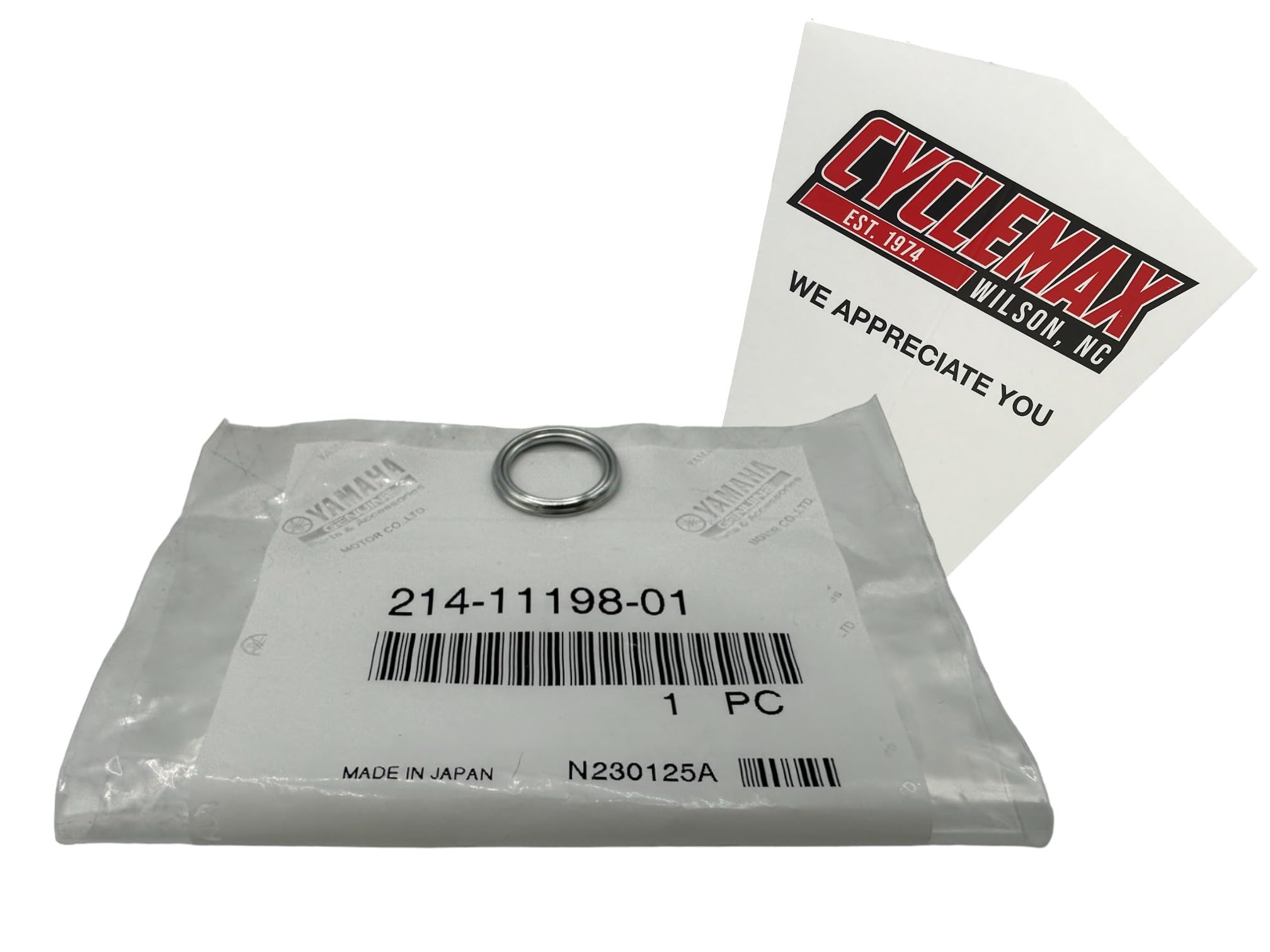 Amazon.com: Cyclemax One Pack compatible with Yamaha 214-11198-01