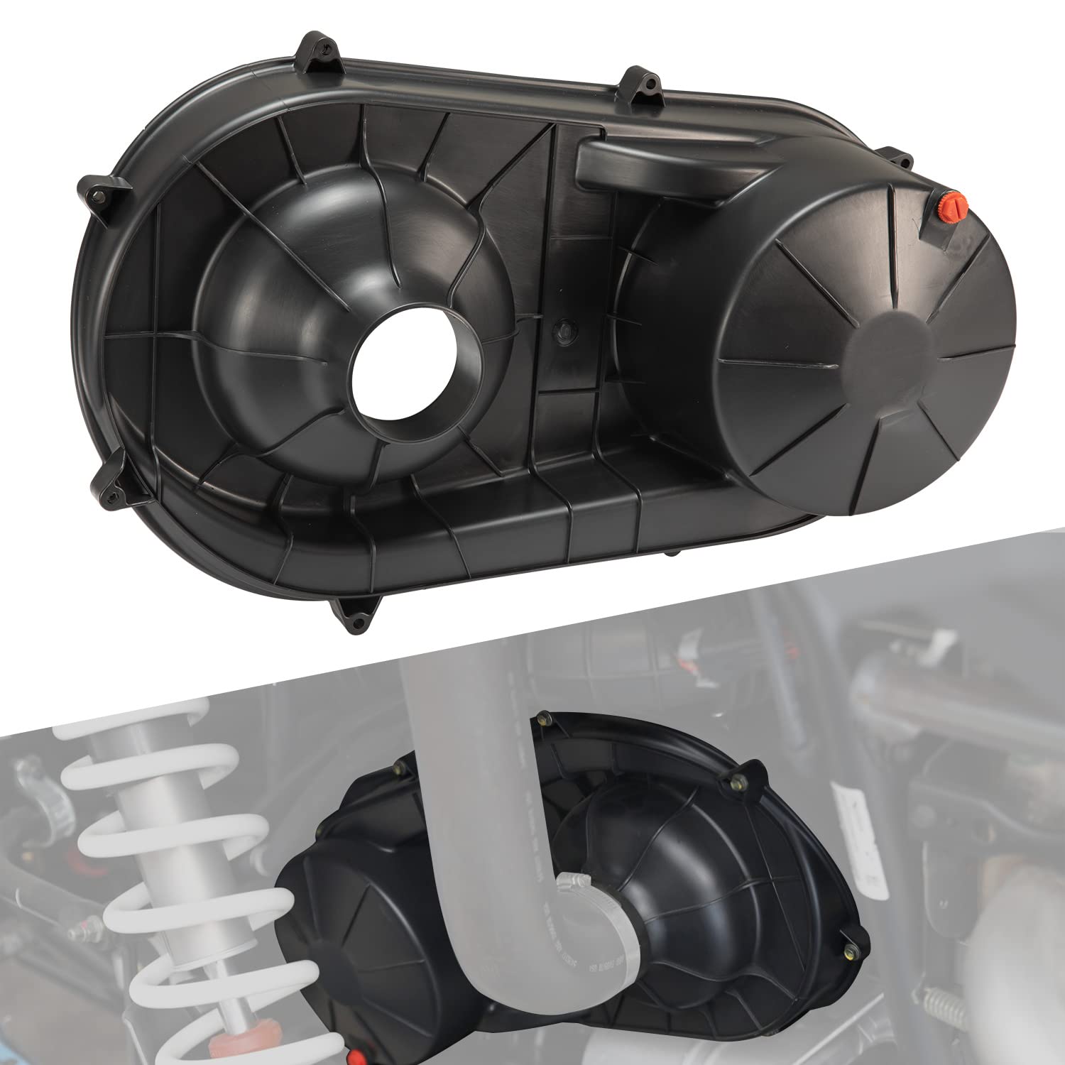 Photo 1 of HAKA TOUGH RZR General Outer Clutch Cover CVT Outer Variator Clutch Cover for 2015-2023 Polaris RZR 1000 XP 900 S, General 1000 Accessories, Replace OEM 2635611, 5451767-070, 5451767 1PCS