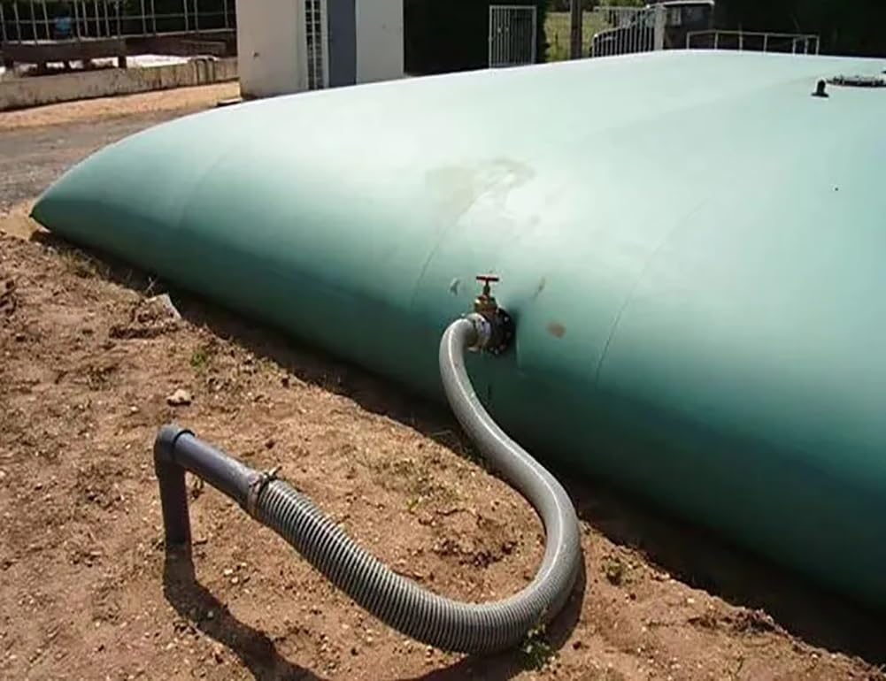 1 Bolsa de Almacenamiento de Agua de PVC de Gran Capacidad for Uso en Camping/Agricultura - Depósito de Agua Flexible y Plegable(1x1x0.5m/500L/132Gallon)