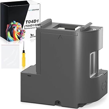 OFFICENTER T04D1 T04D100 Maintenance Box for EcoTank ET-3850 ET-3830 ET-15000 ET-3760 ET-4850 ST-4000 ST-C4100 ET-M2170 ET-5170 ET-3710 ET-4760 XP-5100 Printers