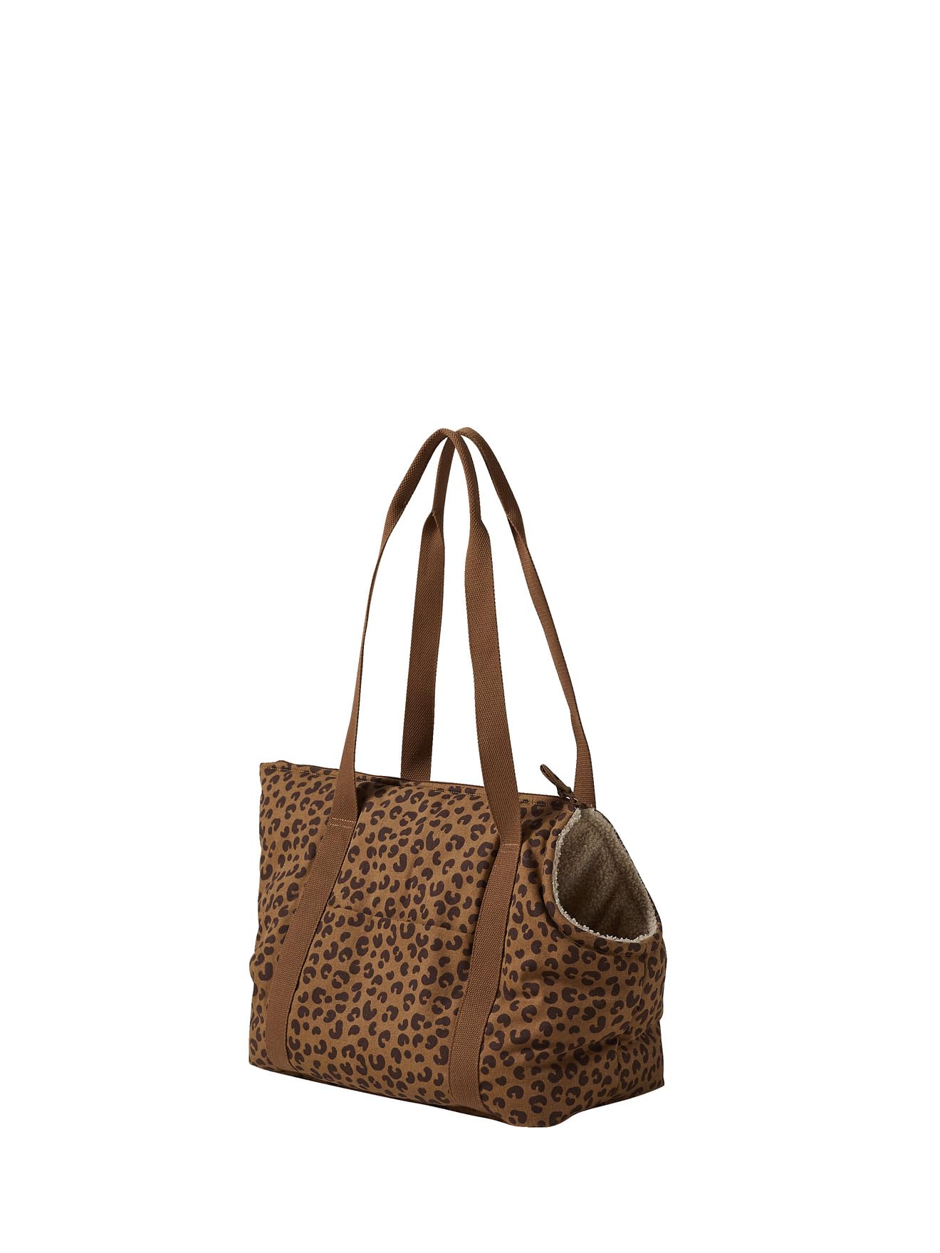 VERTBAUDET Sac de Transport pour Chat et Chien Marron imprimé TU
