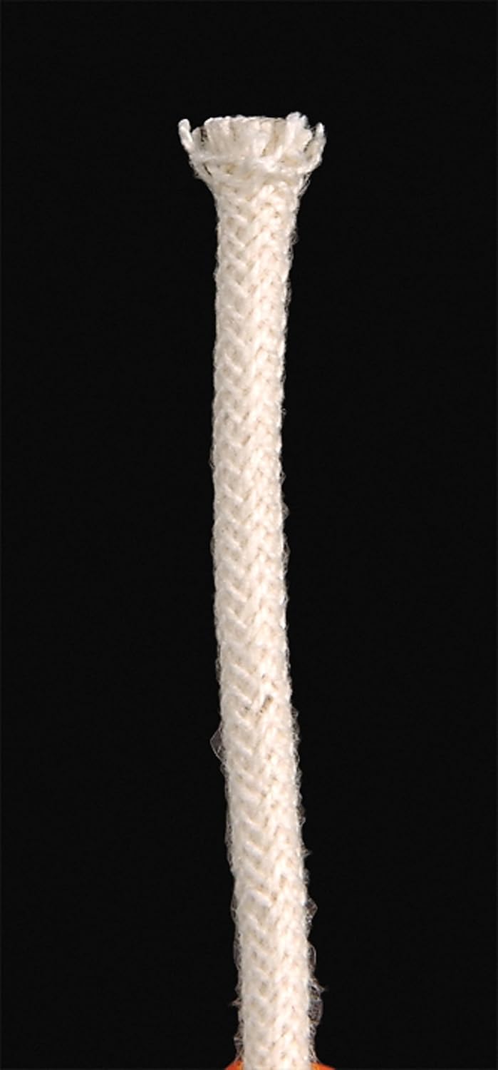 B&P Lamp® 1/8" Diameter Round x 6" Long Wick for Pixie Burners Pixie Lampwick, USA-Made