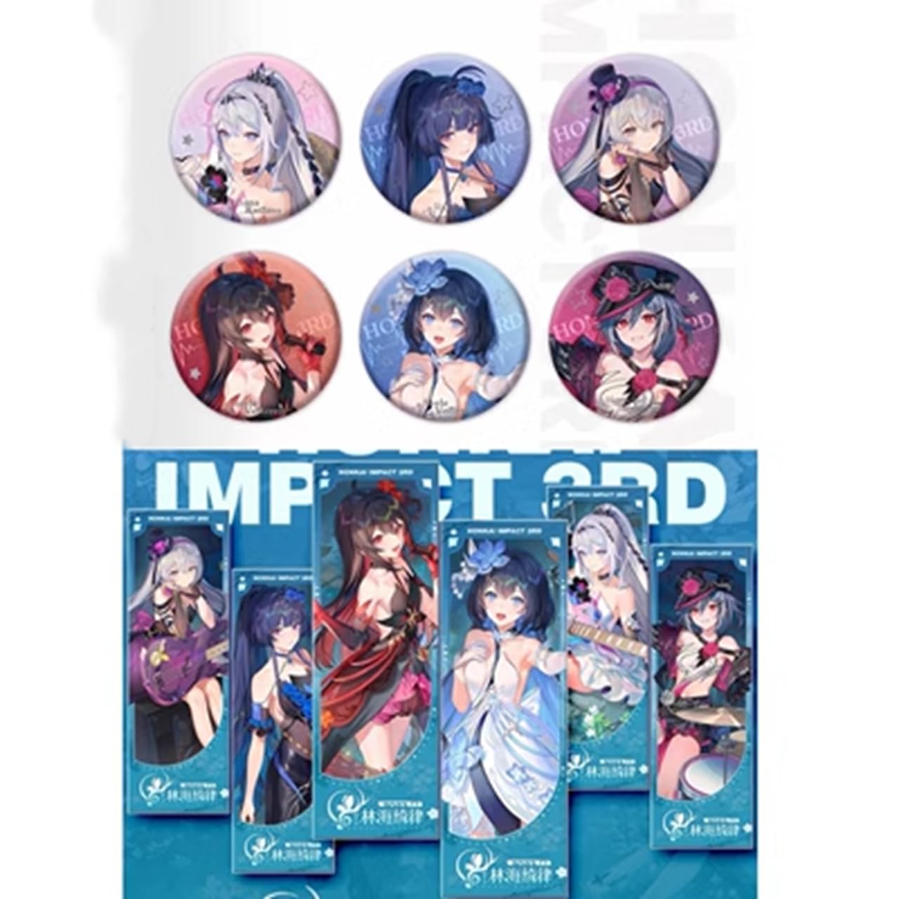 崩壊3rd 缶バッジ 雷電芽衣 MEI 崩壊3rd 悠游夏日 缶バッジ Vol.1 -