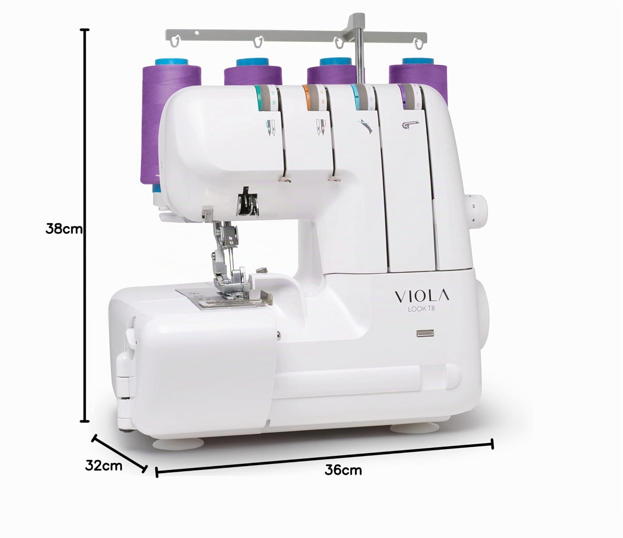 Viola Look T8 Máquina de Coser Remalladora