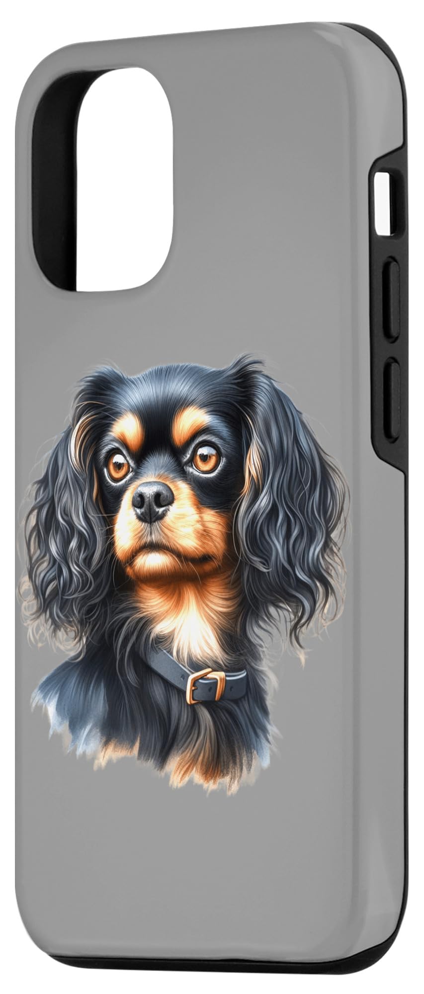 English Toy Spaniel Dog Case for iPhone 15 Pro - Image 2