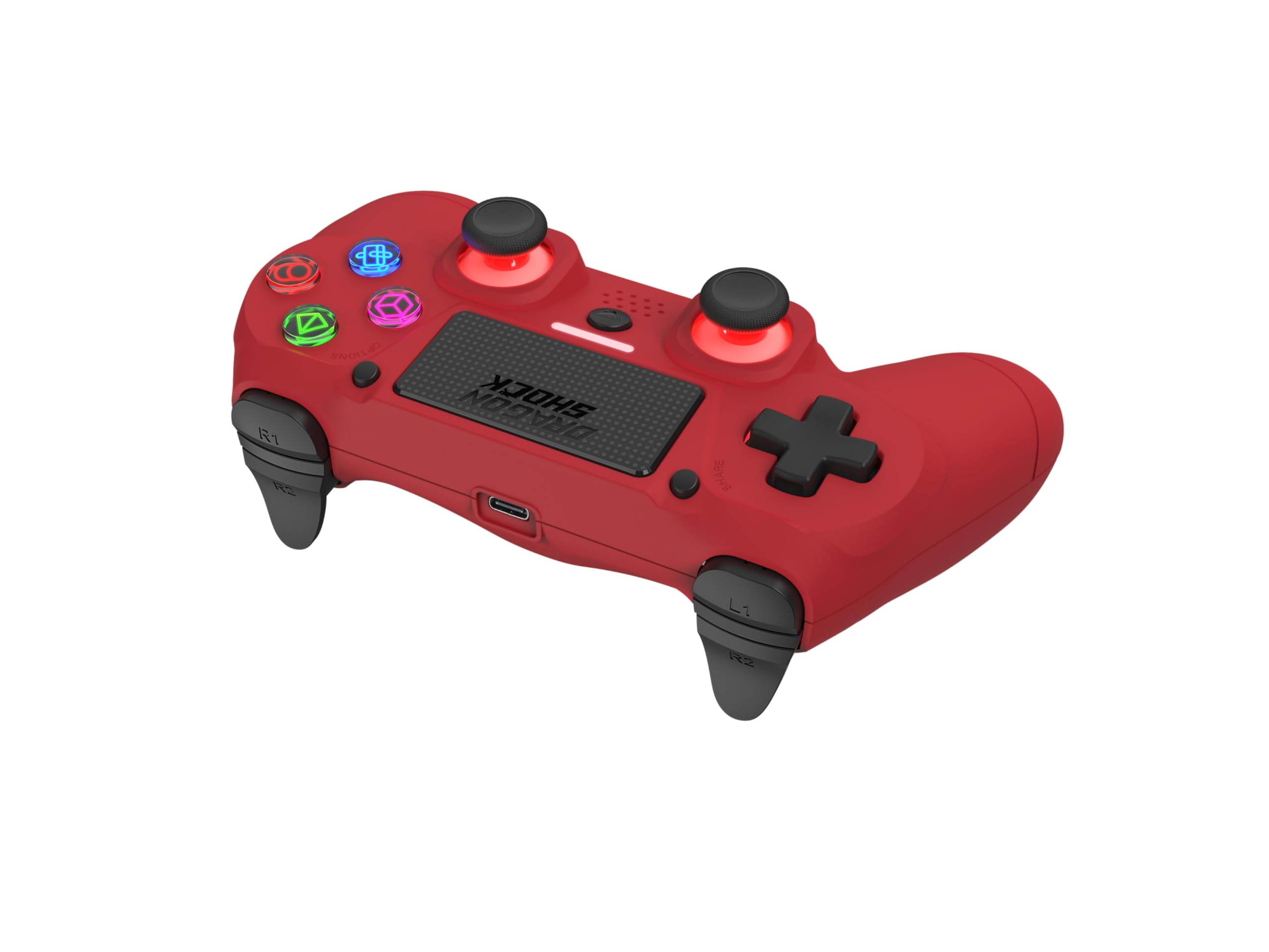 DragonShock MIZAR WIRELESS RED PS4 Controller