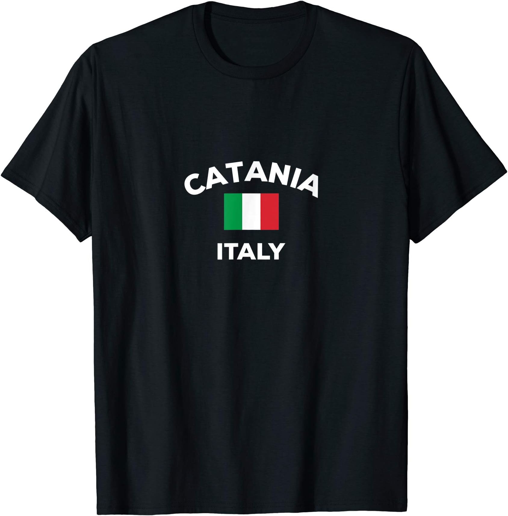 GJNIE TeesCatania Italy Italia Italian Flag City Tourist Souvenir T-Shirt