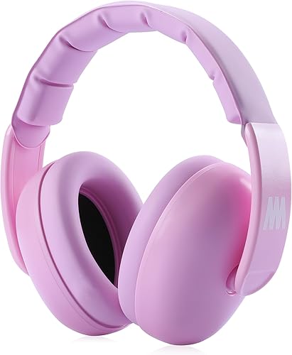 Mumba Orejeras de seguridad con reducción de ruido, orejeras sensoriales de protección auditiva para bebés y niños, NRR de 25 dB, cancelación de