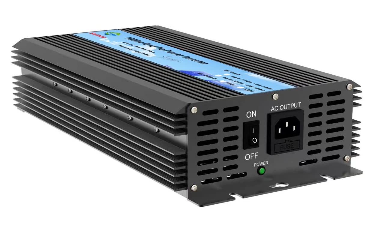 1000W Spannungswandler Wechselrichter On Grid Tie Solar Power Inverter for 48-60v Solar System AC230v DC46-114v