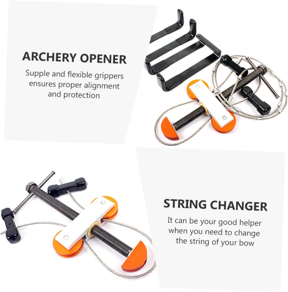 BESPORTBLE Sturdy Bow Pulley Archery Compound Bow Release Bowhunting Accessories Portable