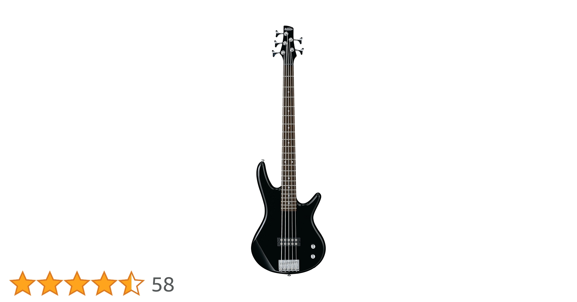 Amazon | Ibanez(アイバニーズ) GIOシリーズ 5弦エレキベース Black