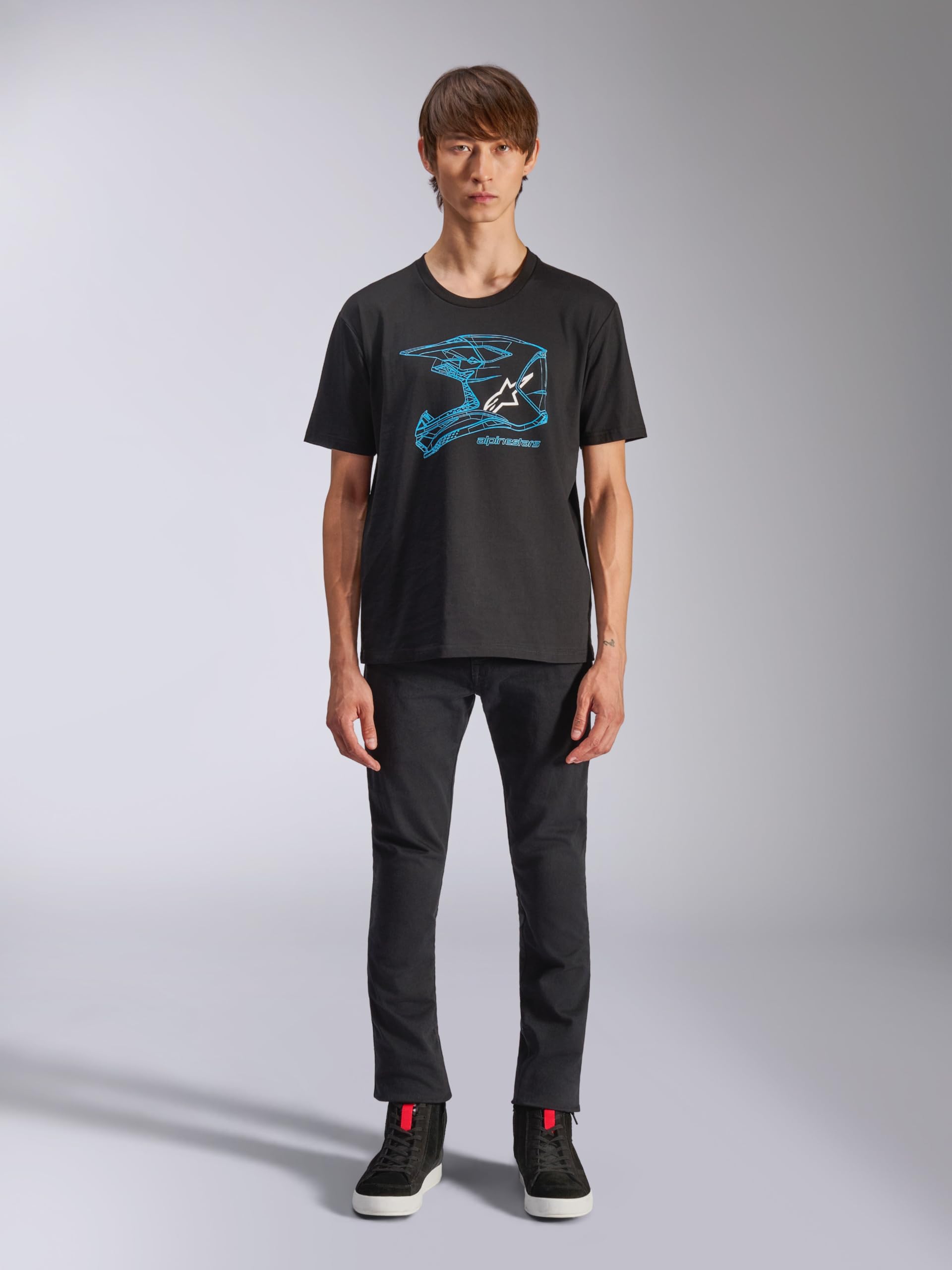 Alpinestars MX Helmet Csf tee Camiseta Hombre (Pack de 1)