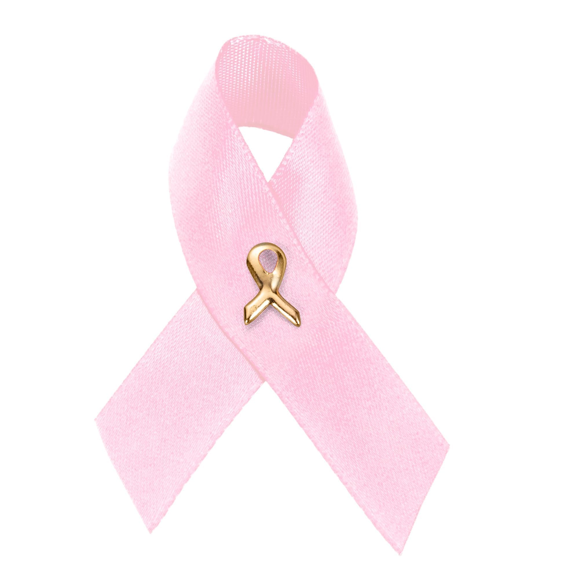 25/50/100/500pcs Breast Cancer Pins - Bulk Pink Ribbon Pins for Breast Cancer Awareness - Perfect for Support Groups, Events, Promotional Gift-Giving and Fundraising