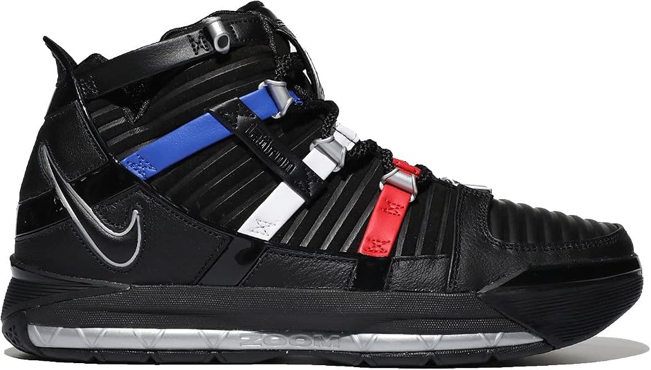 Nike Men's Zoom Lebron III QS Black/Metallic Silver (DO9354 001